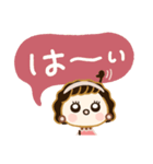 おめかしレディ♡冬（個別スタンプ：32）