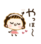 おめかしレディ♡冬（個別スタンプ：33）