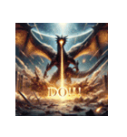 覇王バハムート -降臨-（個別スタンプ：33）