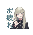 クールガールの進捗相談★在宅（個別スタンプ：25）