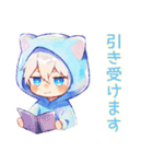 仕事やさしい敬語★白猫耳パーカーくん（個別スタンプ：28）