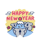 コアラ家族 ( 年末年始 )（個別スタンプ：37）