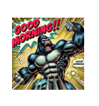 ゴリラスマッシュ！！（個別スタンプ：1）