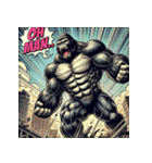 ゴリラスマッシュ！！（個別スタンプ：5）