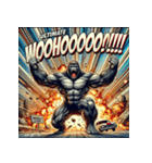 ゴリラスマッシュ！！（個別スタンプ：6）