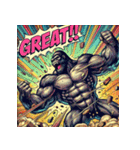 ゴリラスマッシュ！！（個別スタンプ：8）