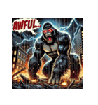 ゴリラスマッシュ！！（個別スタンプ：9）