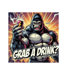 ゴリラスマッシュ！！（個別スタンプ：15）