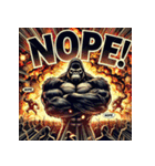 ゴリラスマッシュ！！（個別スタンプ：23）