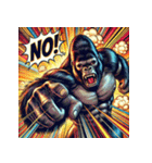 ゴリラスマッシュ！！（個別スタンプ：24）