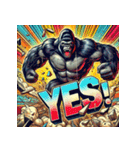 ゴリラスマッシュ！！（個別スタンプ：25）