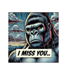 ゴリラスマッシュ！！（個別スタンプ：28）