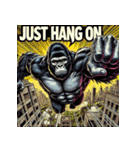 ゴリラスマッシュ！！（個別スタンプ：34）