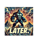 ゴリラスマッシュ！！（個別スタンプ：37）