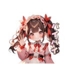 甘やかしすぎ注意♡あまあまガール（個別スタンプ：19）