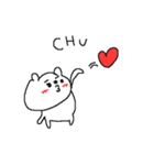 ラブとラブハートくまちゃん（個別スタンプ：30）