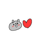 ラブとラブハートくまちゃん（個別スタンプ：39）