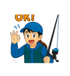 釣り大好き人のポジティブな気持ちスタンプ（個別スタンプ：2）