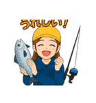 釣り大好き人のポジティブな気持ちスタンプ（個別スタンプ：5）