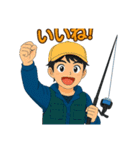 釣り大好き人のポジティブな気持ちスタンプ（個別スタンプ：6）