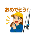 釣り大好き人のポジティブな気持ちスタンプ（個別スタンプ：15）