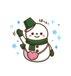 カラフル雪だるま【第6弾】冬を感じる（個別スタンプ：2）