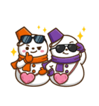 カラフル雪だるま【第6弾】冬を感じる（個別スタンプ：8）