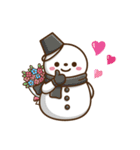 カラフル雪だるま【第6弾】冬を感じる（個別スタンプ：11）