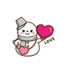 カラフル雪だるま【第6弾】冬を感じる（個別スタンプ：14）