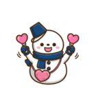 カラフル雪だるま【第6弾】冬を感じる（個別スタンプ：18）