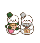 カラフル雪だるま【第6弾】冬を感じる（個別スタンプ：20）