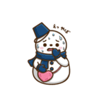 カラフル雪だるま【第6弾】冬を感じる（個別スタンプ：21）