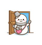 カラフル雪だるま【第6弾】冬を感じる（個別スタンプ：25）