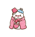 カラフル雪だるま【第6弾】冬を感じる（個別スタンプ：26）