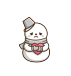 カラフル雪だるま【第6弾】冬を感じる（個別スタンプ：34）