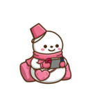 カラフル雪だるま【第6弾】冬を感じる（個別スタンプ：37）