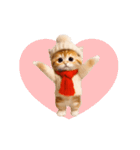 踊る！丁寧なネコちゃん！にゃんだふる～冬（個別スタンプ：17）