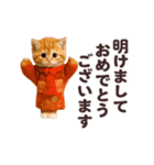 踊る！丁寧なネコちゃん！にゃんだふる～冬（個別スタンプ：21）