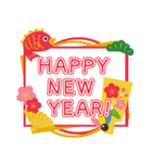 飛び出す！かわいい年末年始(再販)（個別スタンプ：11）