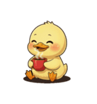 ぴよミン＊気持ちが伝わる無言スタンプ（個別スタンプ：35）