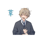 毎日使える★茶髪DKの日常（個別スタンプ：19）