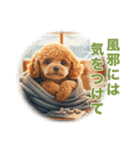 トイプードルの冬のことば（個別スタンプ：7）