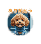トイプードルの冬のことば（個別スタンプ：11）