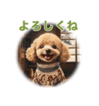 トイプードルの冬のことば（個別スタンプ：13）