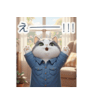 飛び出す♡ねこねこ日記--ハチワレの日常--（個別スタンプ：20）