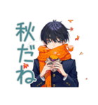 陰キャ学ラン男子★年中使える日常（個別スタンプ：33）