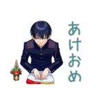 陰キャ学ラン男子★年中使える日常（個別スタンプ：36）