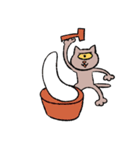 ひとつめ猫の年末年始。（個別スタンプ：1）