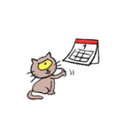 ひとつめ猫の年末年始。（個別スタンプ：12）