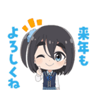 TVアニメ「mono」年末年始スタンプ（個別スタンプ：6）